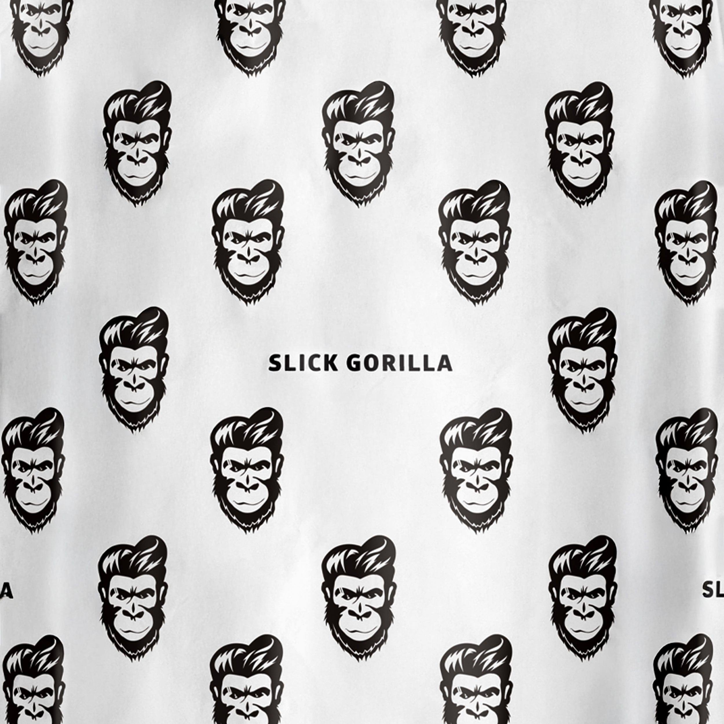 Slick Gorilla Barber Cape White