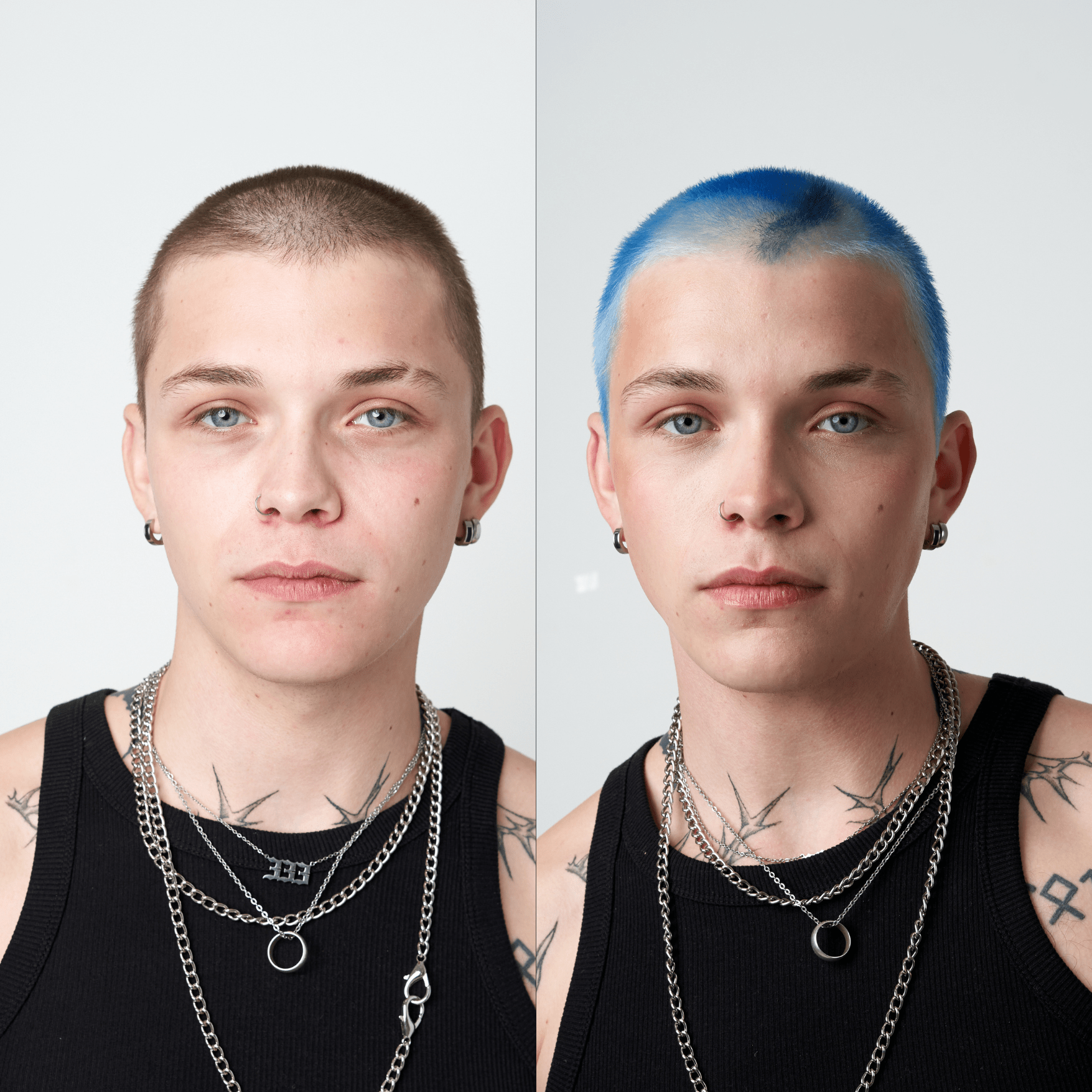 Slick Gorilla Hair Colour Blue